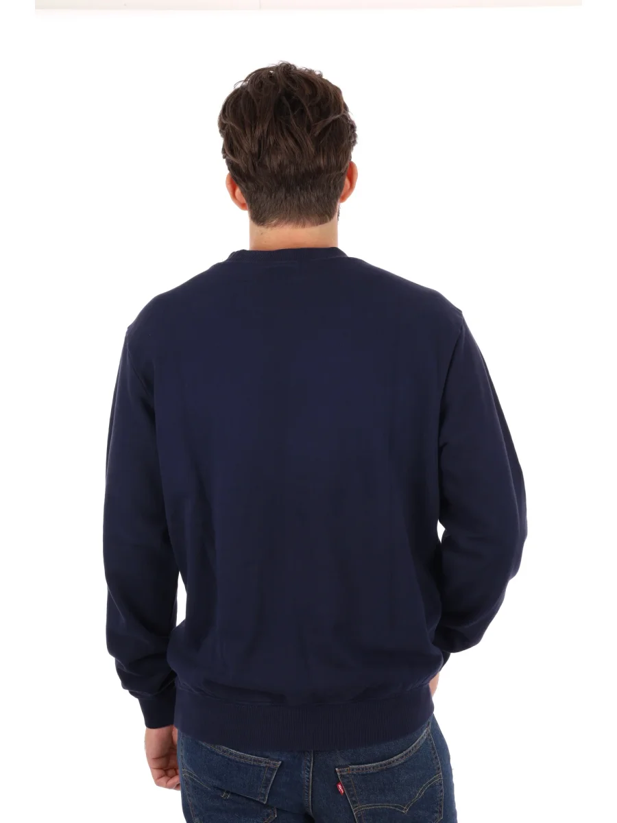 FELPA GIROCOLLO SMALLBOX NAPAPIJRI DA UOMO BLU - immagine 6