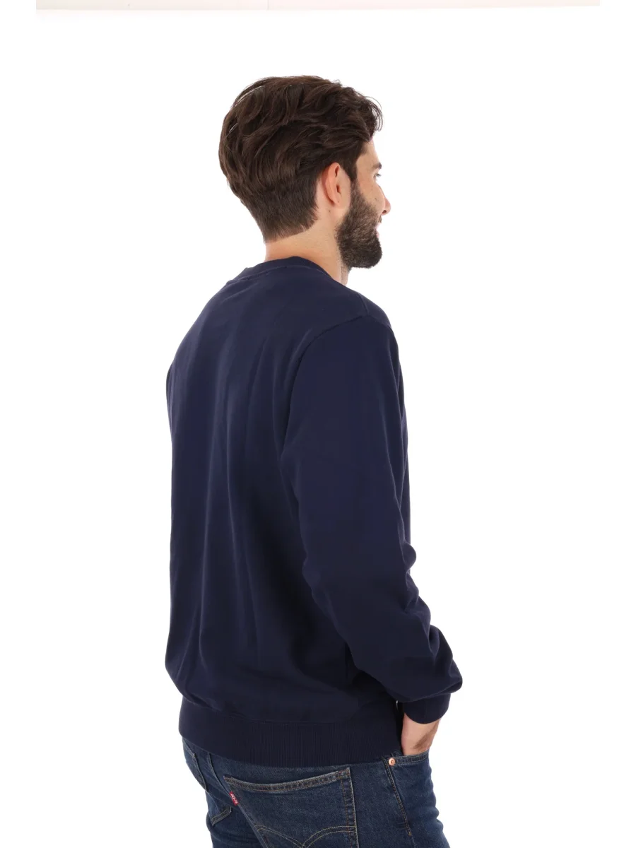 FELPA GIROCOLLO SMALLBOX NAPAPIJRI DA UOMO BLU - immagine 7