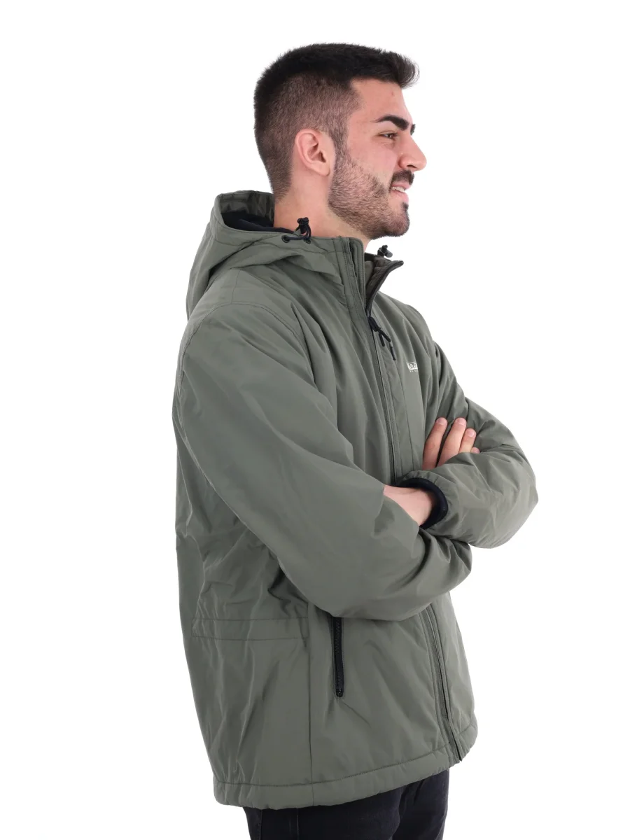 GIACCA CON CAPPUCCIO A-TUNDRA NAPAPIJRI DA UOMO VERDE - immagine 8