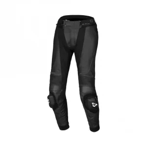 Pantaloni moto donna pelle Macna Vario Nero