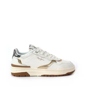 SNEAKER STRINGATA CHESTER PEPE JEANS DA DONNA BIANCO