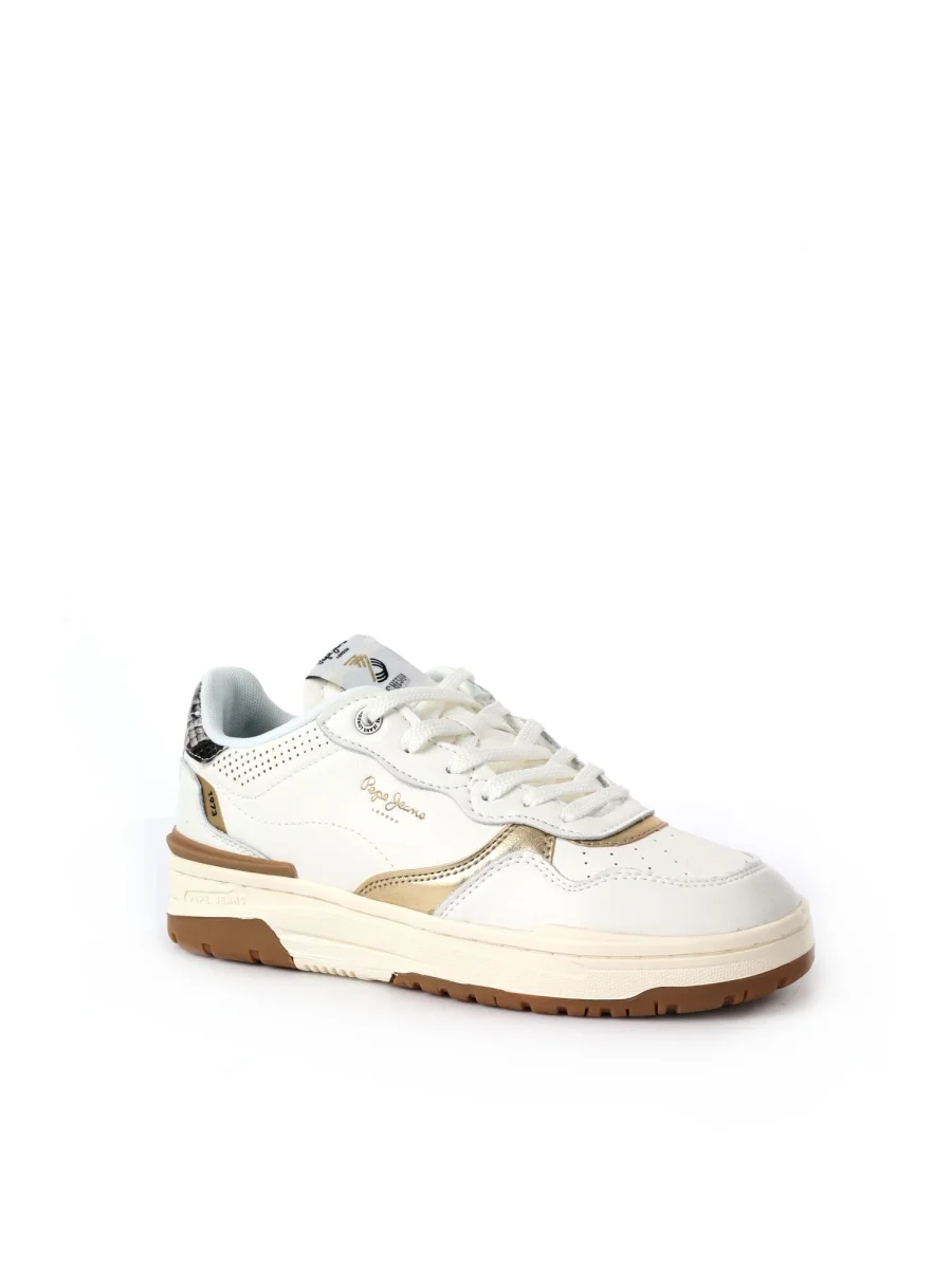 SNEAKER STRINGATA CHESTER PEPE JEANS DA DONNA BIANCO - immagine 3
