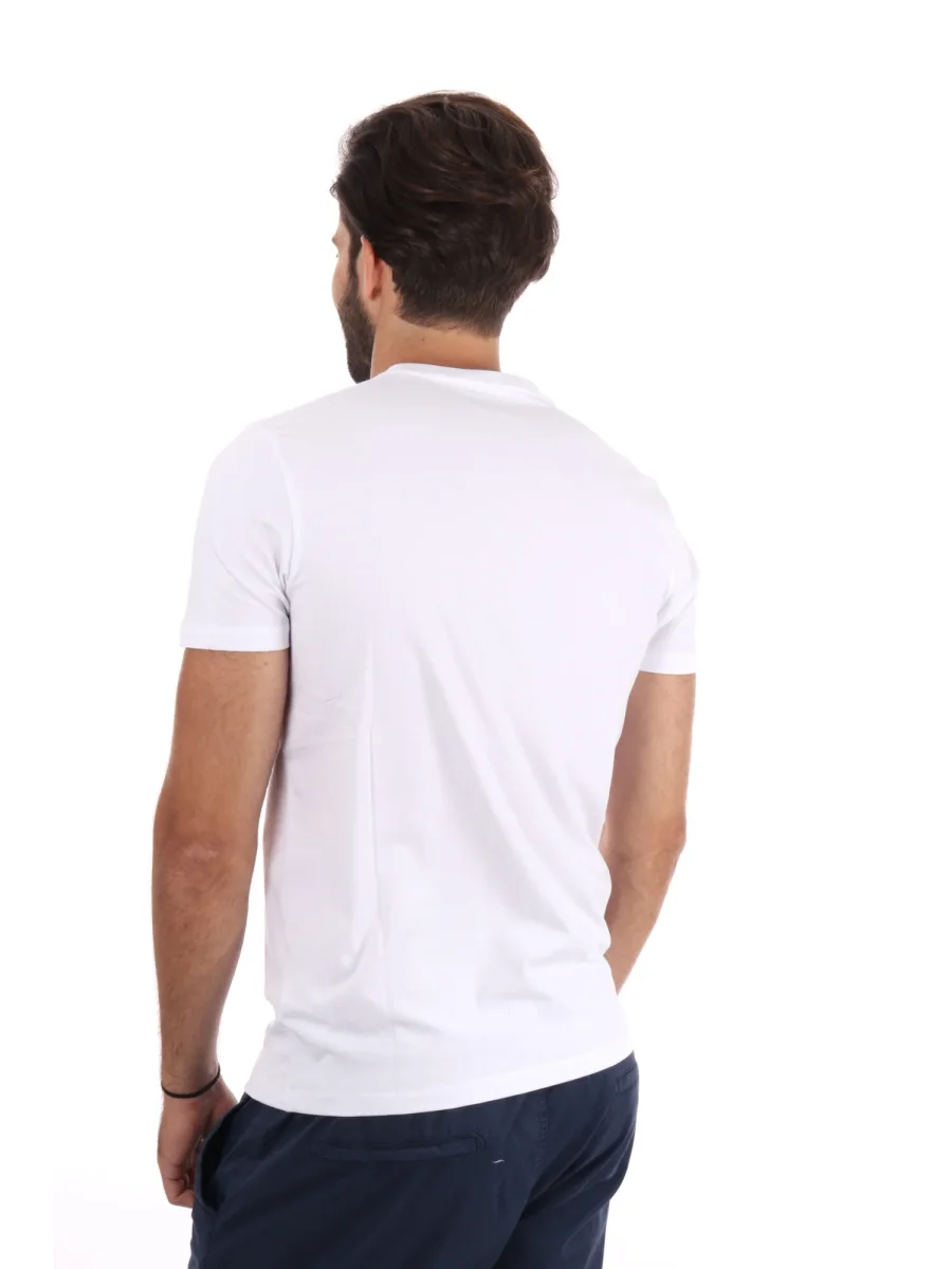 T-SHIRT SLIM FIT CON LOGO PEPE JEANS DA UOMO BIANCO - immagine 5