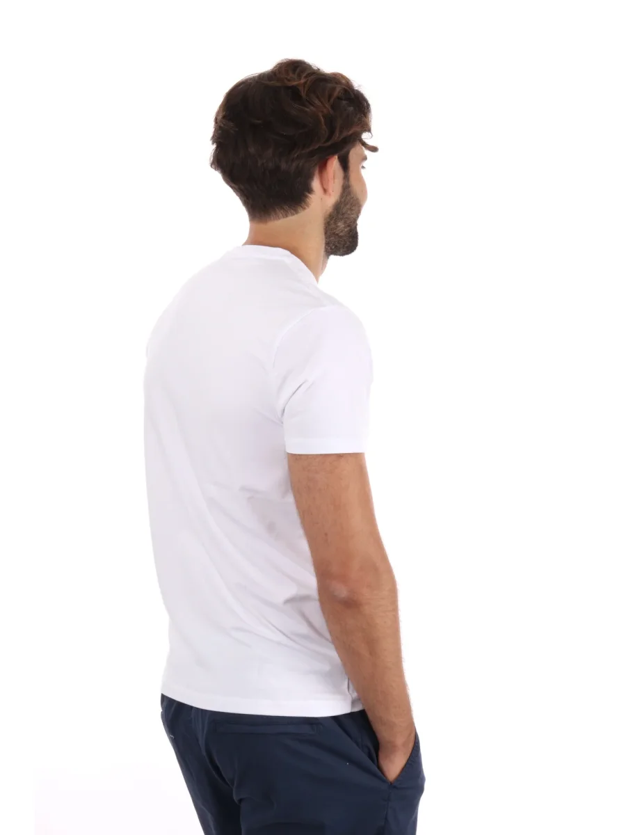 T-SHIRT SLIM FIT CON LOGO PEPE JEANS DA UOMO BIANCO - immagine 7