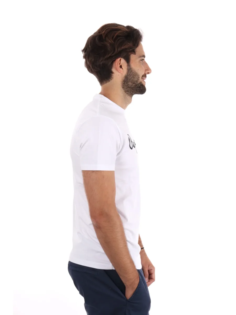 T-SHIRT SLIM FIT CON LOGO PEPE JEANS DA UOMO BIANCO - immagine 8