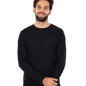 MAGLIA A MANICHE LUNGHE FB DA UOMO NERO
