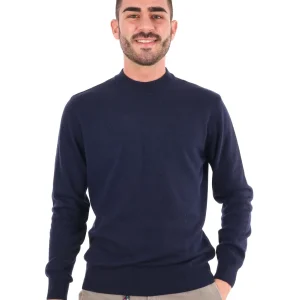 MAGLIA REFLEX GIROCOLLO FB DA UOMO BLU