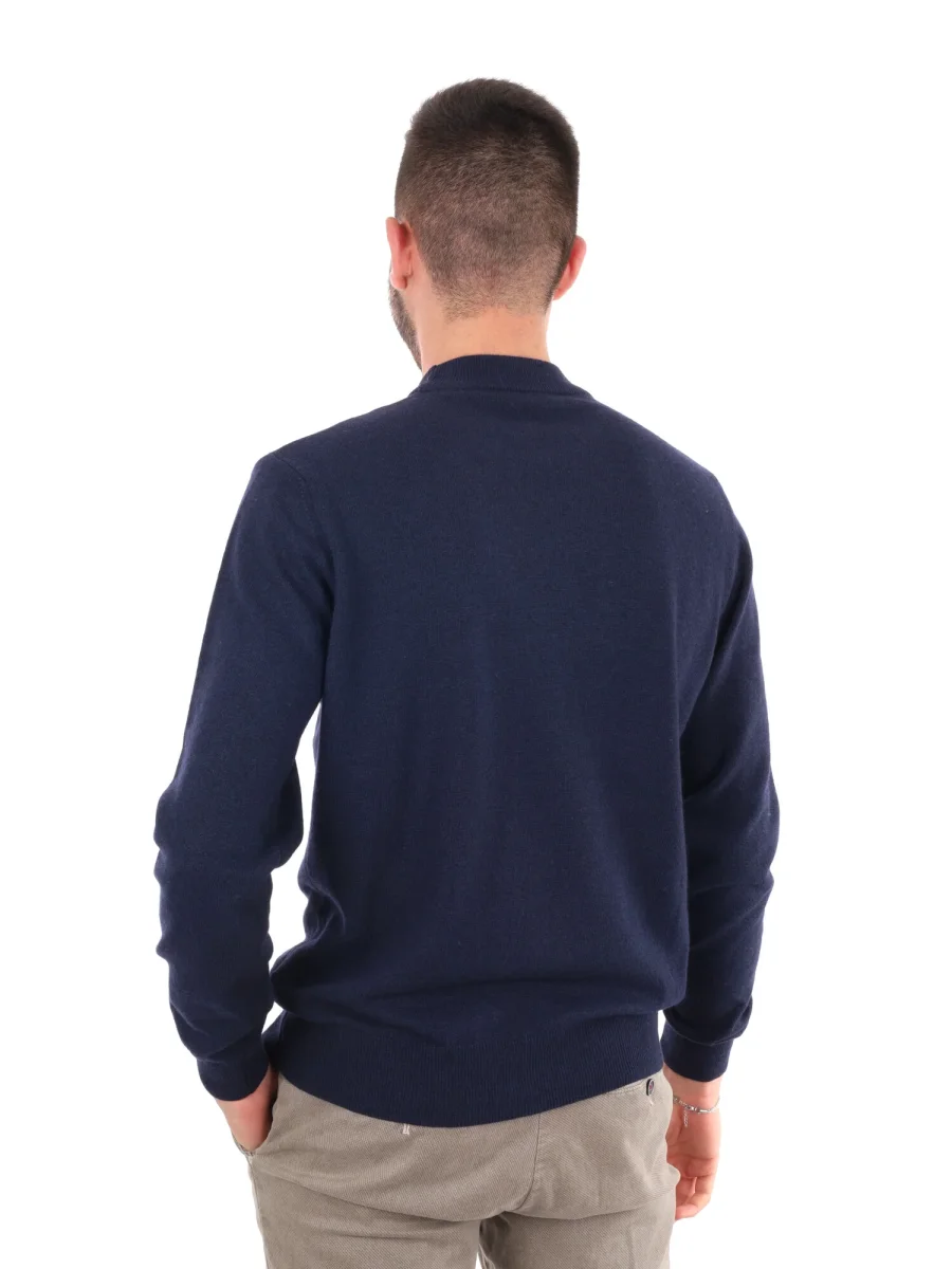 MAGLIA REFLEX GIROCOLLO FB DA UOMO BLU - immagine 5