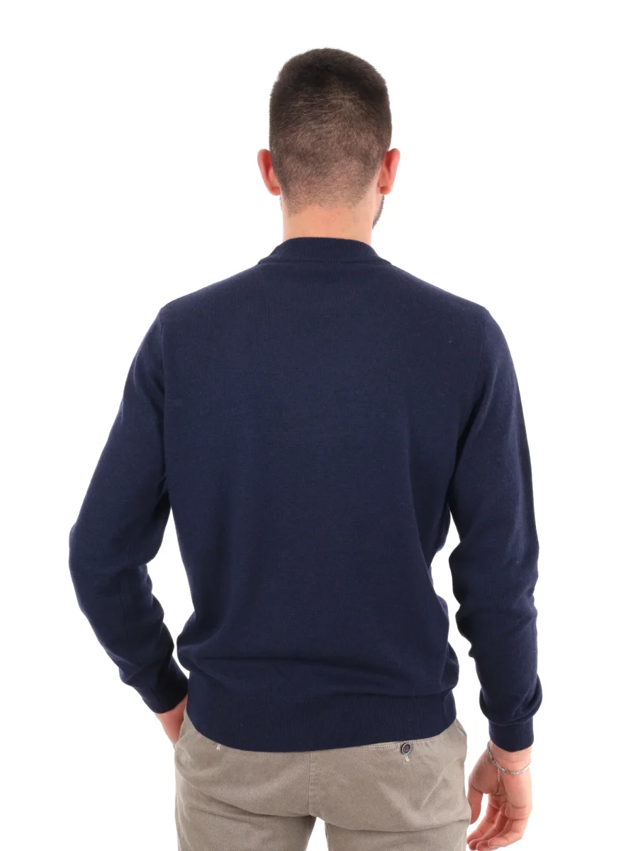 MAGLIA REFLEX GIROCOLLO FB DA UOMO BLU - immagine 6