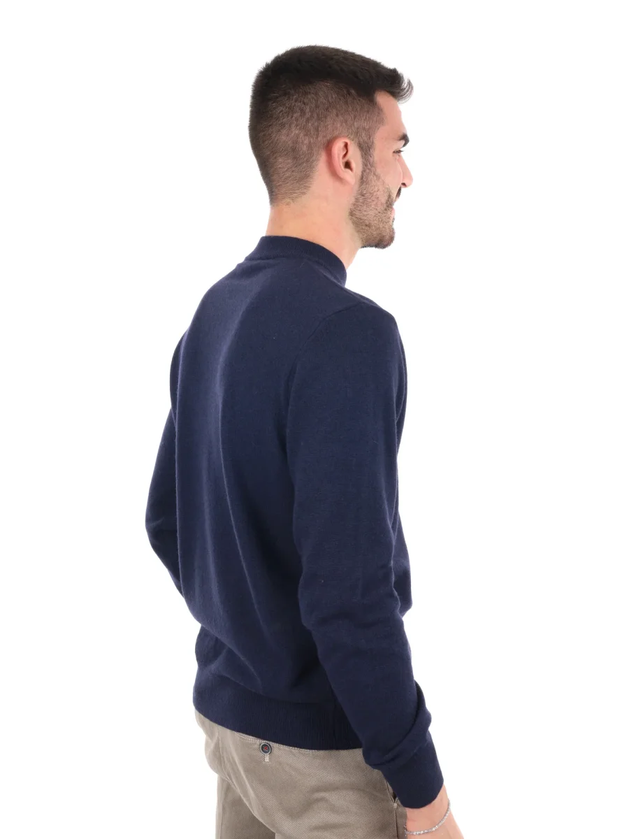 MAGLIA REFLEX GIROCOLLO FB DA UOMO BLU - immagine 7