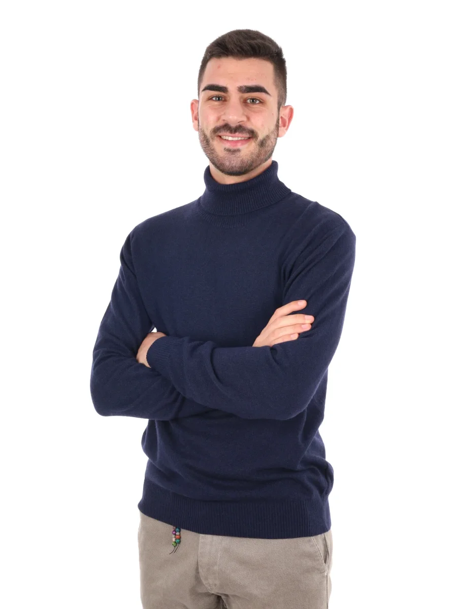 MAGLIA CON COLLO DOLCEVITA FB DA UOMO - immagine 2