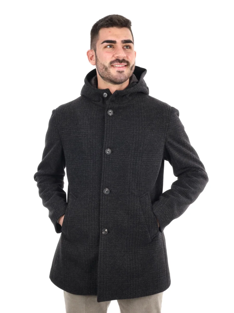 CAPPOTTO TABARRINI FB DA UOMO TESTA DI MORO