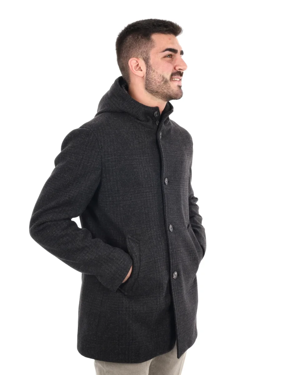 CAPPOTTO TABARRINI FB DA UOMO TESTA DI MORO - immagine 9