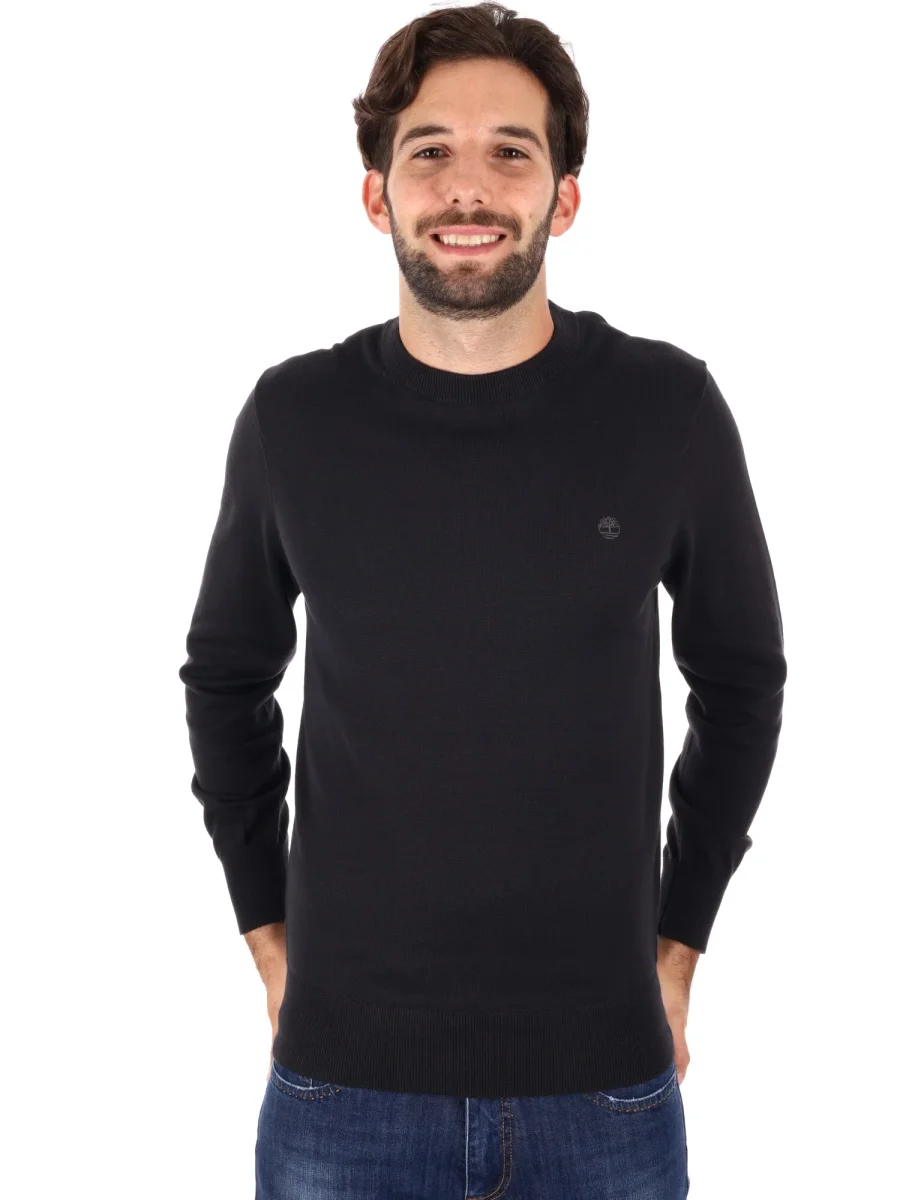 MAGLIA GIROCOLLO WILLIAMS RIVER TIMBERLAND DA UOMO NERO - immagine 2