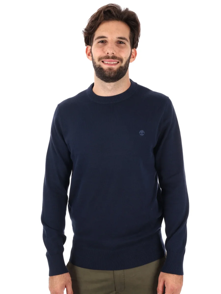 MAGLIA GIROCOLLO WILLIAMS RIVER TIMBERLAND DA UOMO BLU - immagine 2
