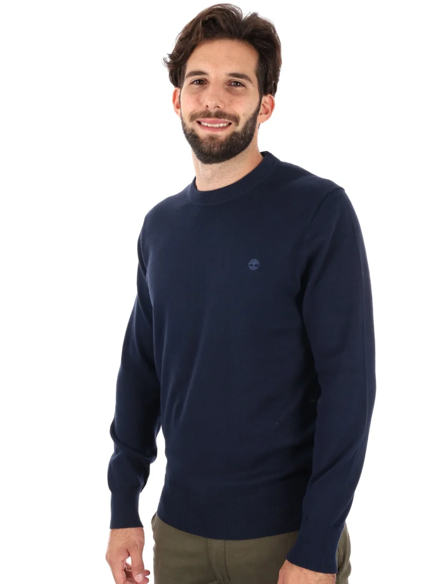 MAGLIA GIROCOLLO WILLIAMS RIVER TIMBERLAND DA UOMO BLU - immagine 3