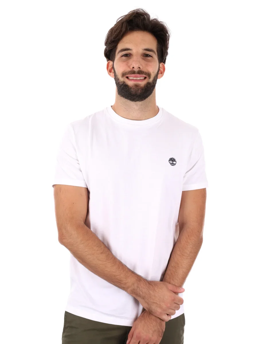 T-SHIRT DUNSTAN RIVER TIMBERLAND DA UOMO BIANCO