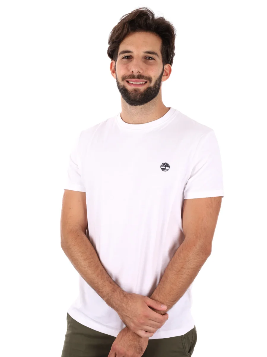 T-SHIRT DUNSTAN RIVER TIMBERLAND DA UOMO BIANCO - immagine 3