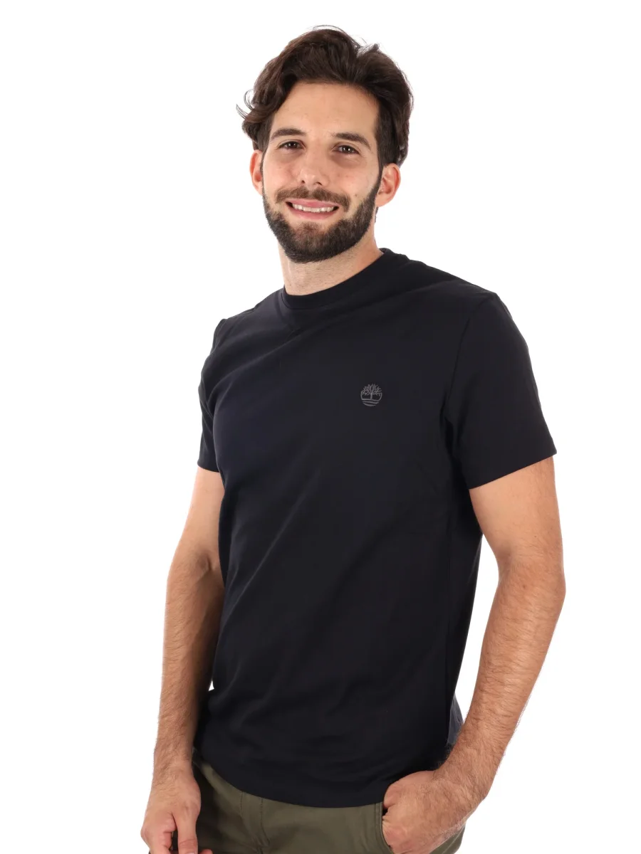 T-SHIRT DUNSTAN RIVER TIMBERLAND DA UOMO NERO - immagine 3