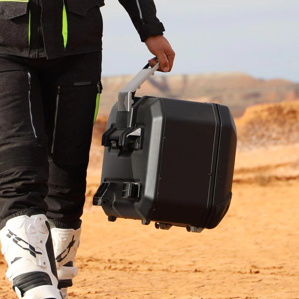 Valigia laterale sinistra alluminio SHAD TR36L TERRA Black Edition - immagine 7