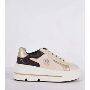 SNEAKER CON PLATFORM QUEEN HELENA DA DONNA BEIGE