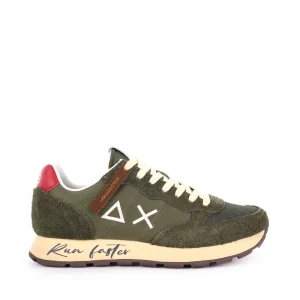 SNEAKER TOM VINTAGE SUN68 DA UOMO VERDE MILITARE